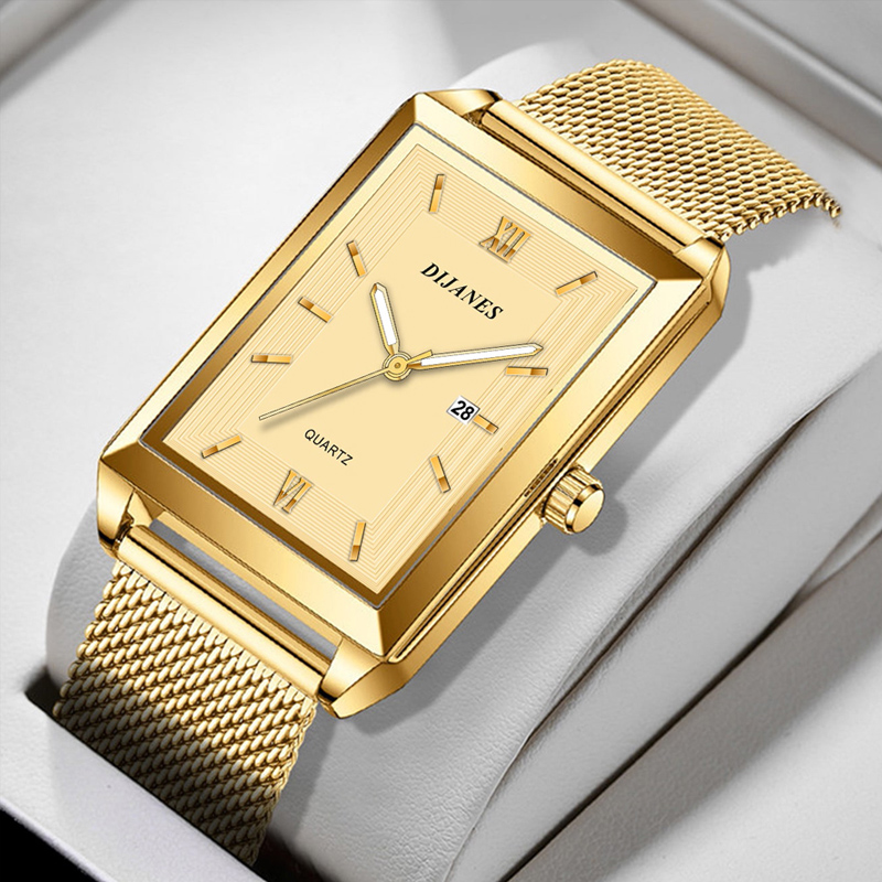 Mesh Stainless Strap - Reloj de cuero deportivo y de