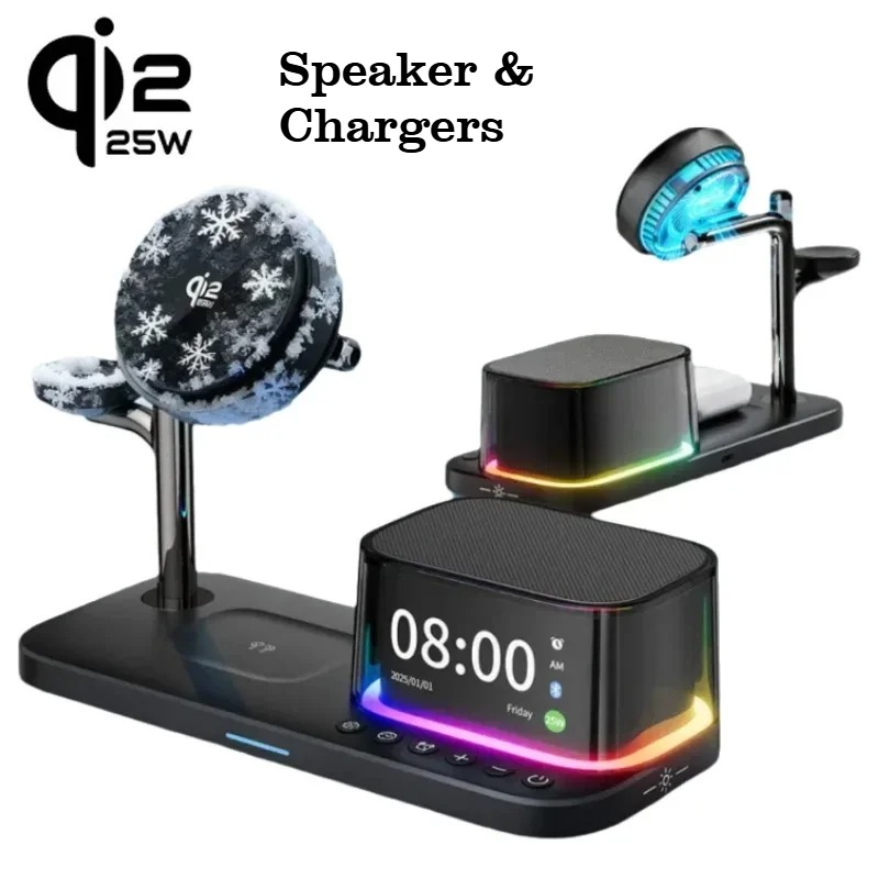 Smartwatch Watches With Bluetooth - Altavoz Bluetooth con Refrigeración ICE, Cargador