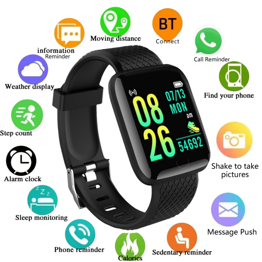 Watch Smart Y68 - Relojes inteligentes pulsera deportiva de moda