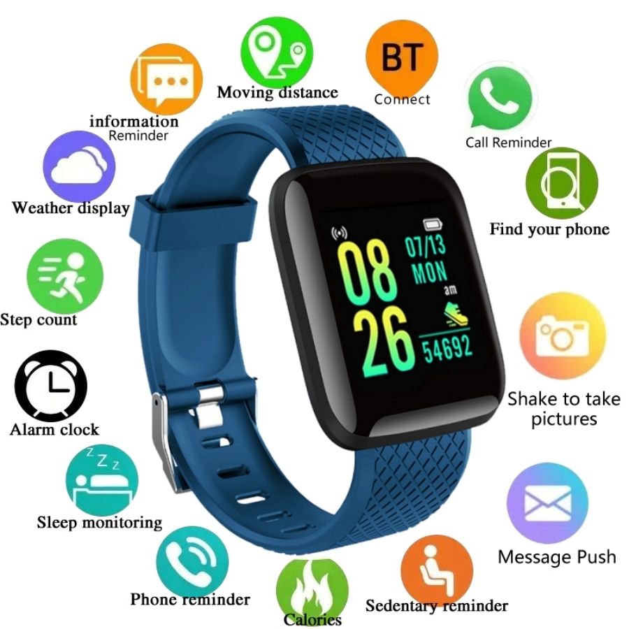 Smartwatch Watches With Bluetooth - Reloj inteligente deportivo pulsera de Fitness