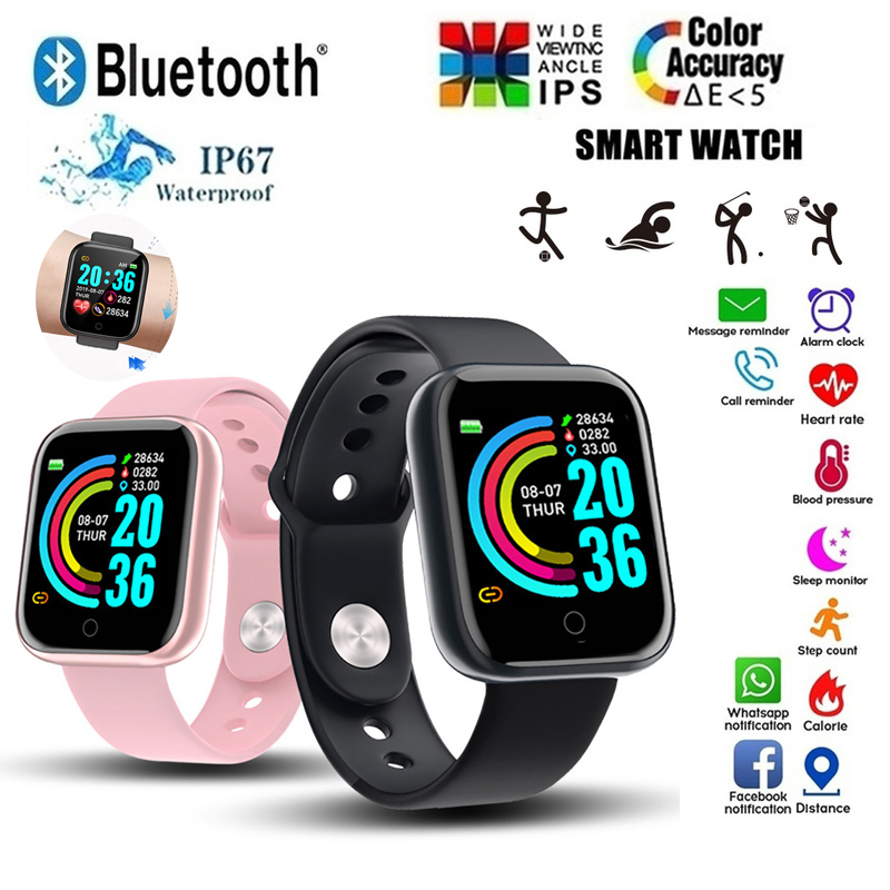 Watch Smart Y68 - Reloj inteligente multifuncional para hombres y