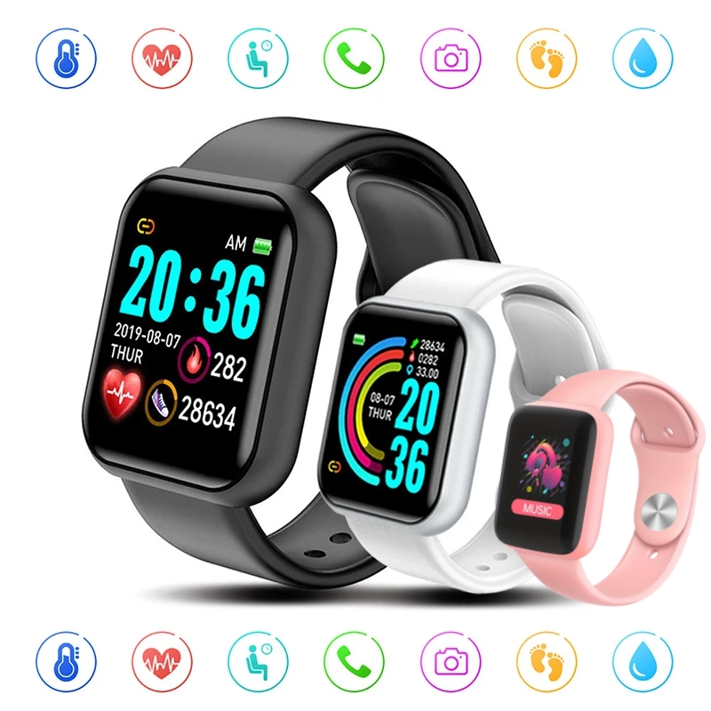 Smartwatch Watches With Bluetooth - Relojes inteligentes deportivos con Bluetooth, pantalla