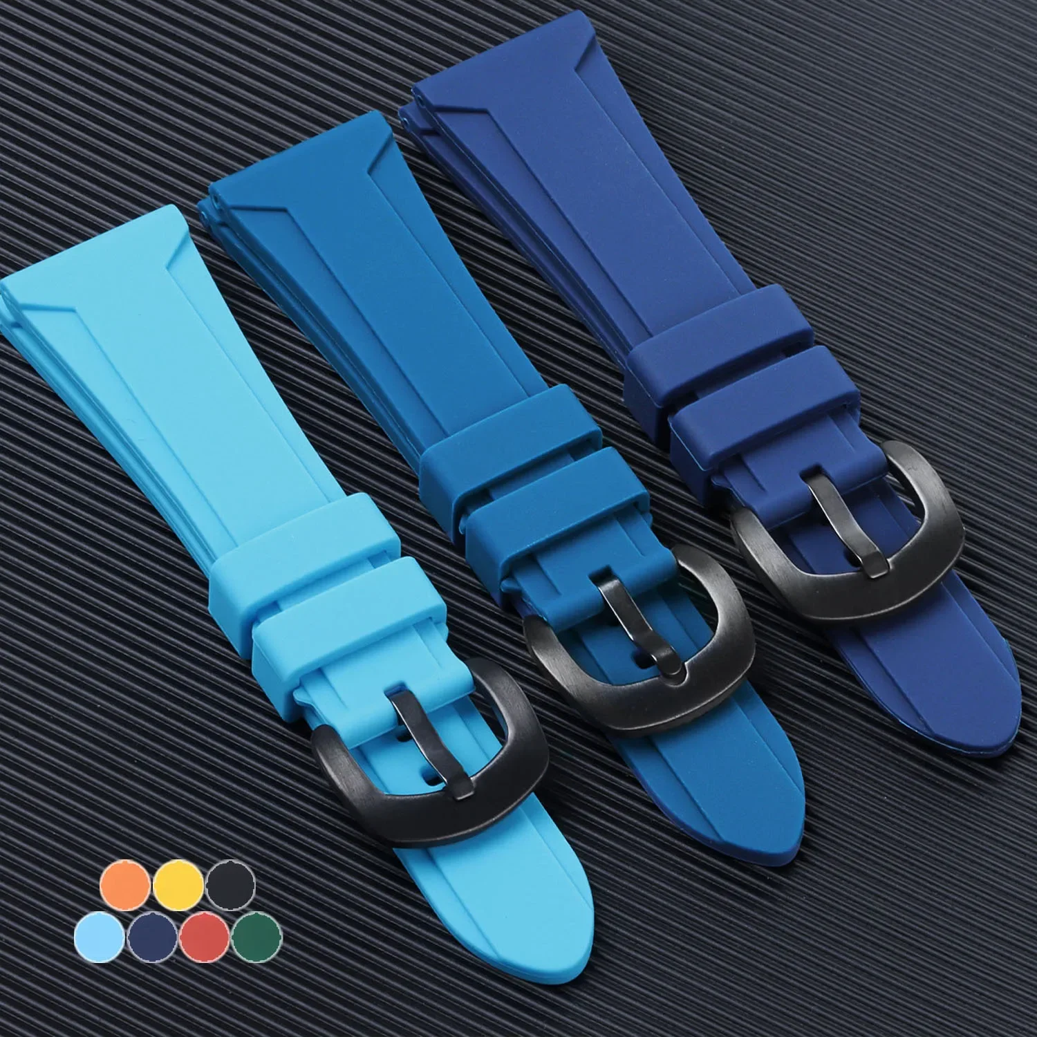 Watch Smart Smartwatch - Correa deportiva de silicona de 22mm,