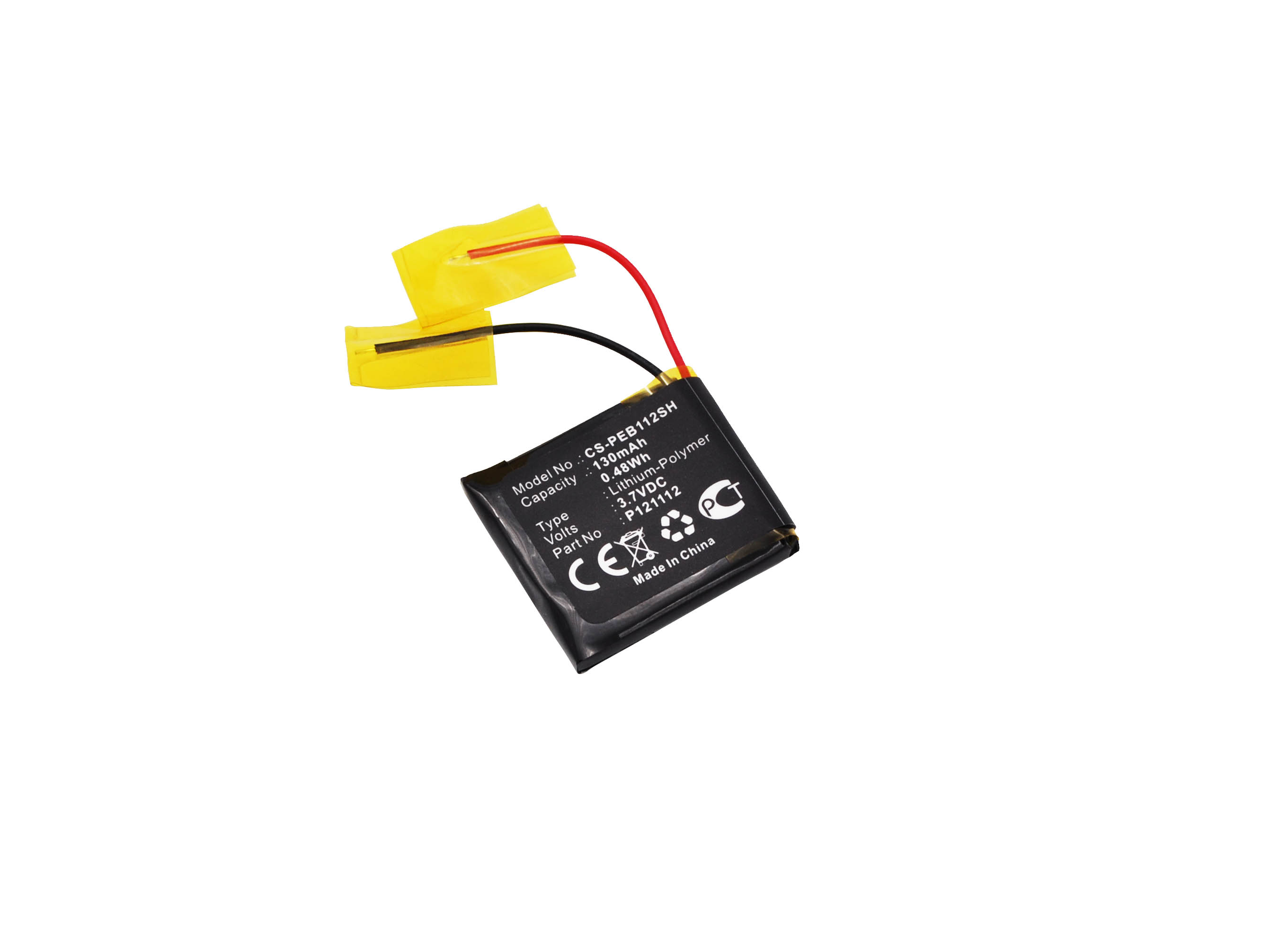 Smartwatch Pebble Watches - 100% nuevo 3,7 V 130mAh PEB112SH