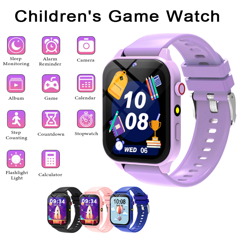 Smartwatch Watches For Kid Girl - Reloj inteligente para juegos infantiles, pantalla