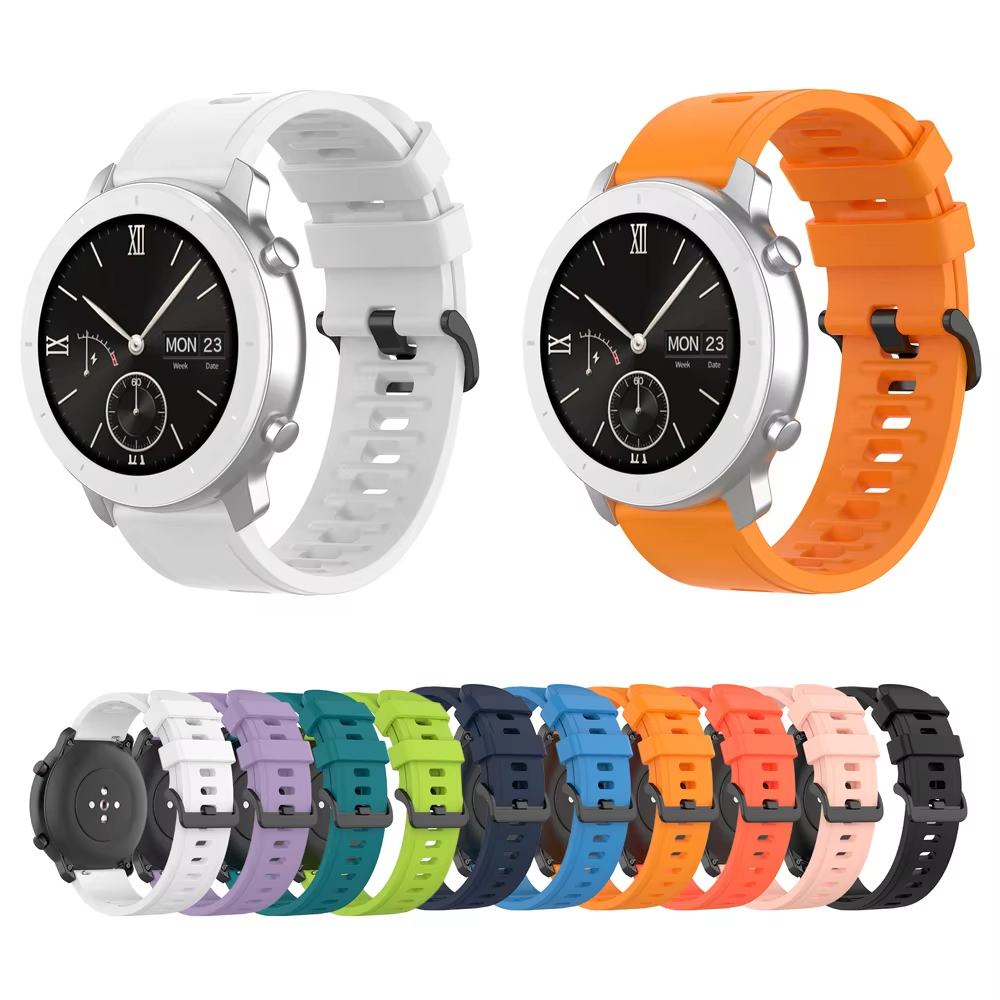Smartwatch Pebble Watches - Correa de silicona de 22mm para