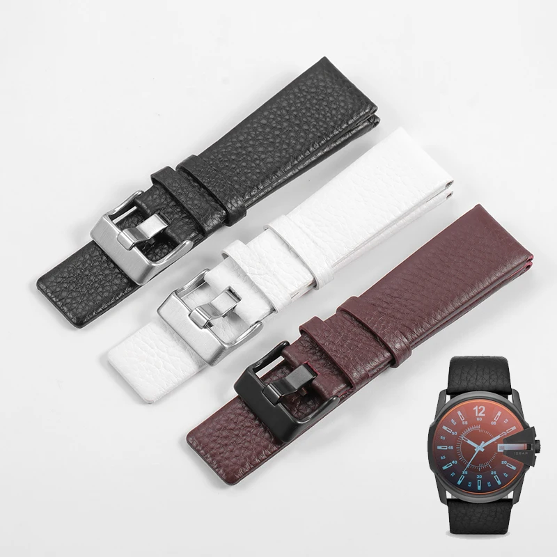 Diesel Watches Smartwatch - Correa de cuero genuino para diésel,