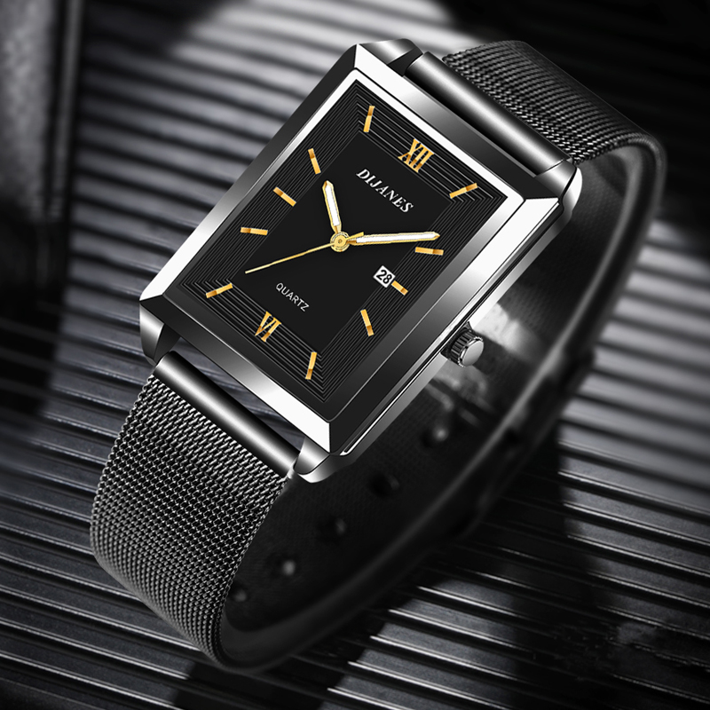 Reloj de cuero deportivo y de  - Mesh Stainless Strap reseña y precio