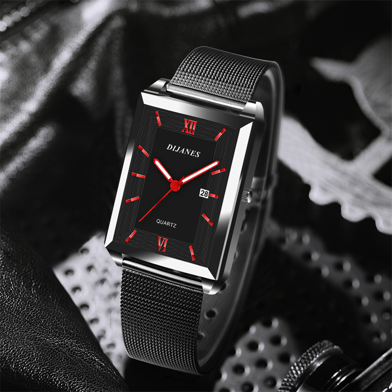 Reloj de cuero deportivo y de  - Mesh Stainless Strap reseña y precio