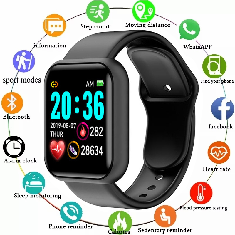 Reloj inteligente Y68 para hom - Watch Smart Y68 reseña y precio