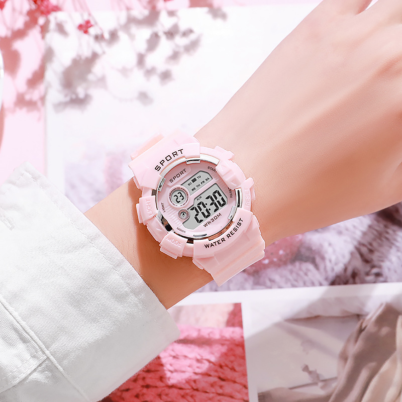 YIKAZE-reloj despertador lumin - Smartwatch Digital Watches For Kid Boy With Alarm reseña y precio