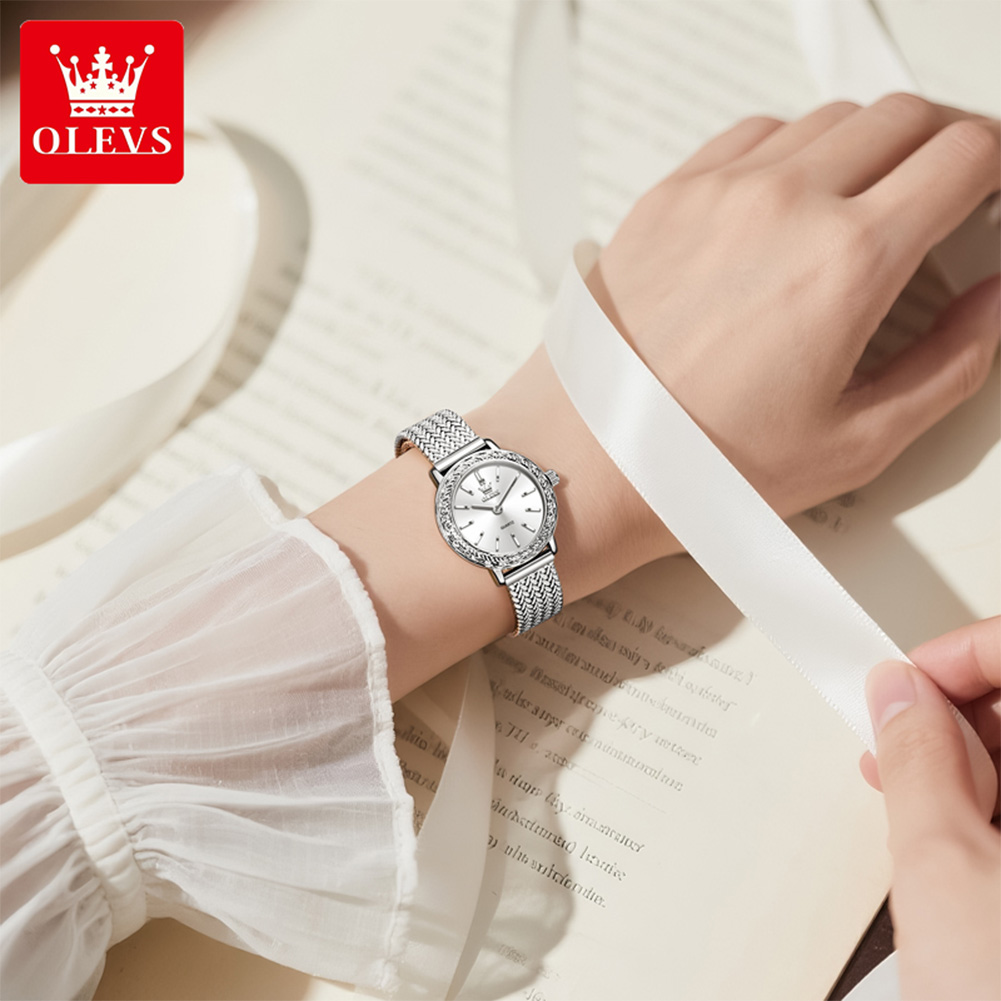 Relojes OLEVS 5643 para Mujer, - Mesh Stainless Strap reseña y precio