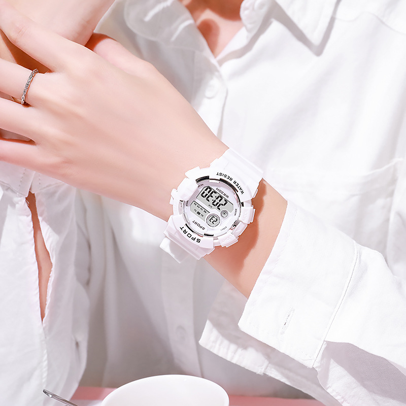 Relojes de moda para niños, re - Smartwatch Digital Watches For Kid Boy With Alarm reseña y precio