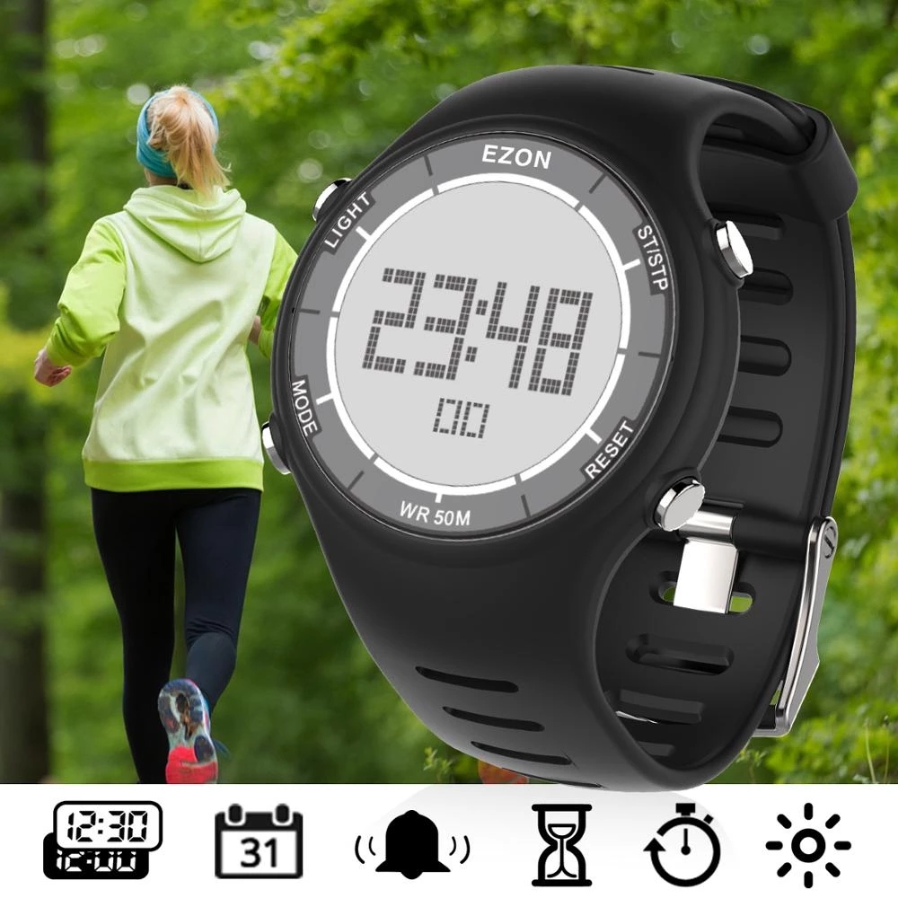 EZON nueva moda mujer reloj de - Chronograph Sport Watch reseña y precio