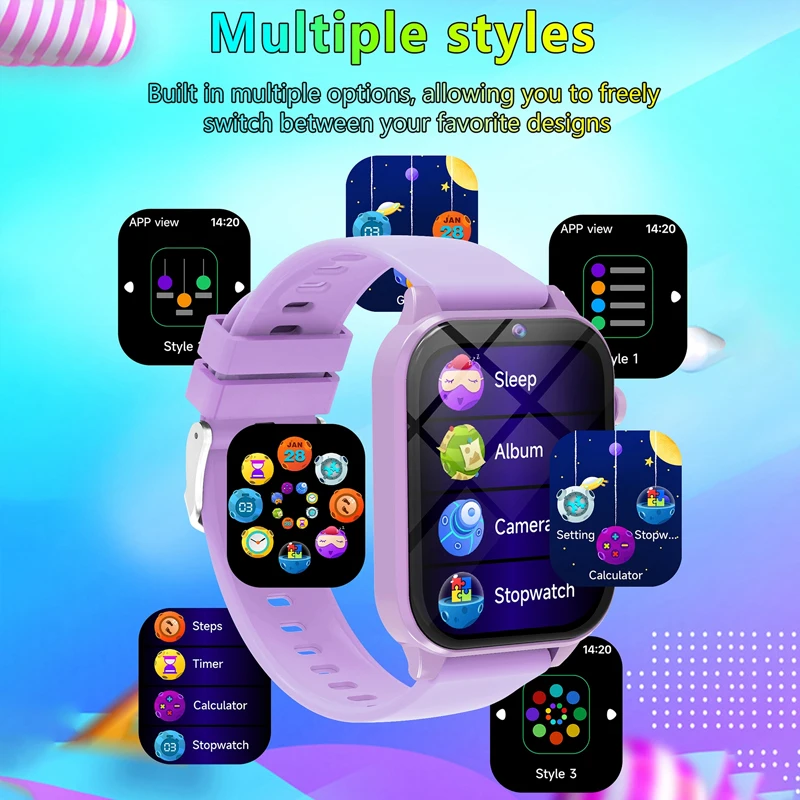 Reloj inteligente con linterna - Smartwatch Watches For Kid Girl reseña y precio