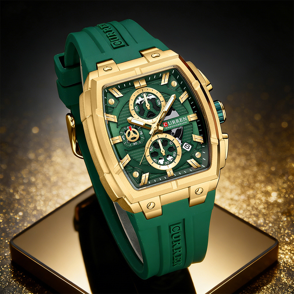 Reloj CURREN de Lujo Vintage p - Chronograph Sport Watch reseña y precio