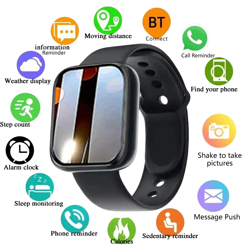 Relojes inteligentes multifunc - Watch Smart Y68 reseña y precio