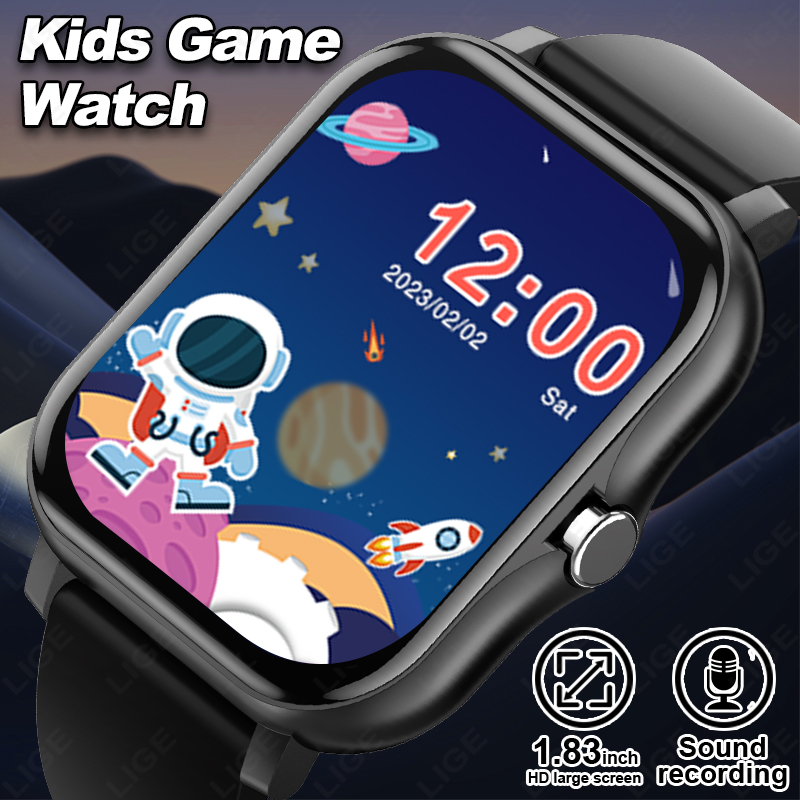 LIGE 2025 Audiolibro niños Sma - Smartwatch Digital Watches For Kid Boy With Alarm reseña y precio