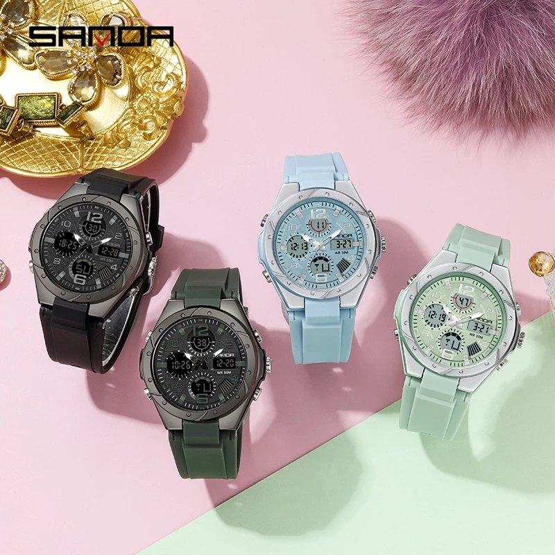 Reloj SANDA Rosa para Mujer, R - Chronograph Sport Watch reseña y precio
