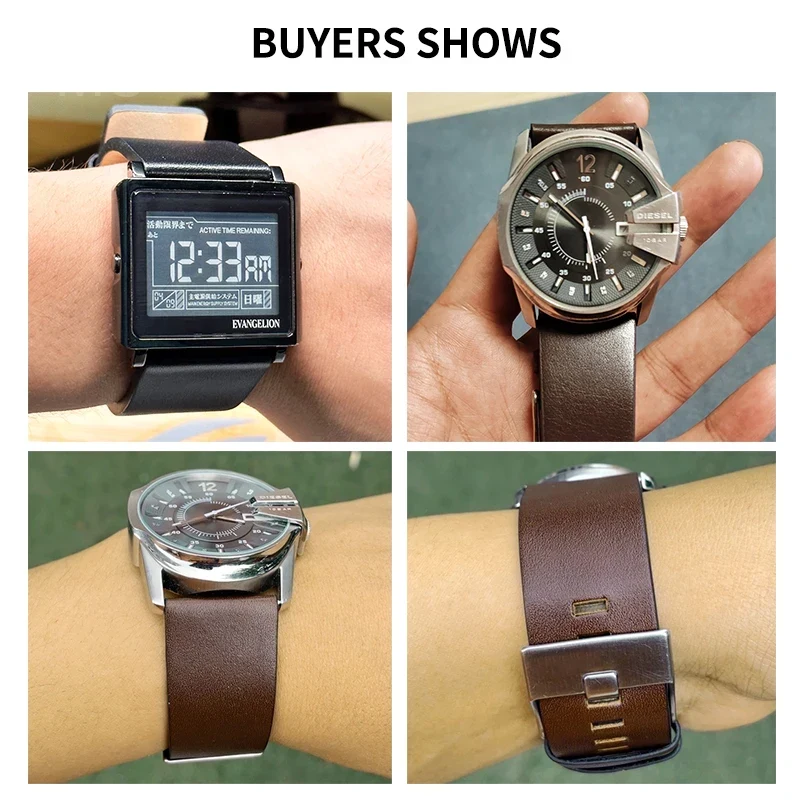 Correa de reloj de cuero genui - Watch Esim reseña y precio