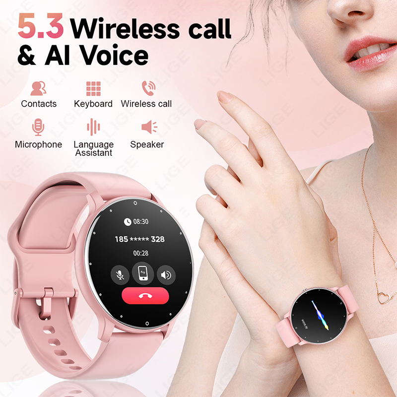 LIGE 2024 nuevo reloj intelige - Smartwatch El reseña y precio