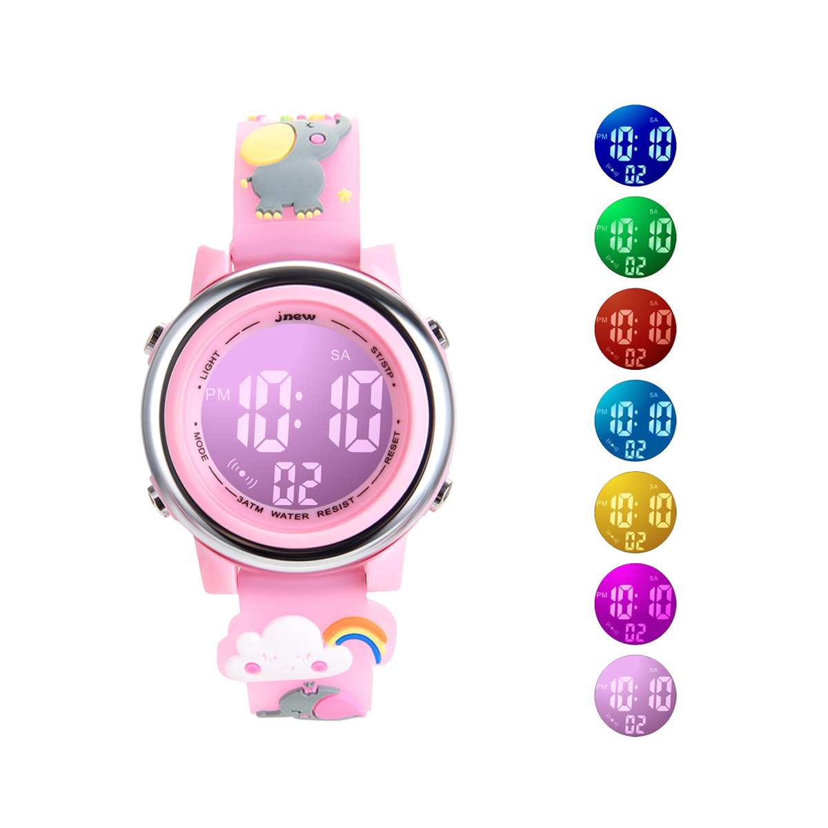 Reloj deportivo UTHAI H120 de  - Smartwatch Digital Watches For Kid Boy With Alarm reseña y precio