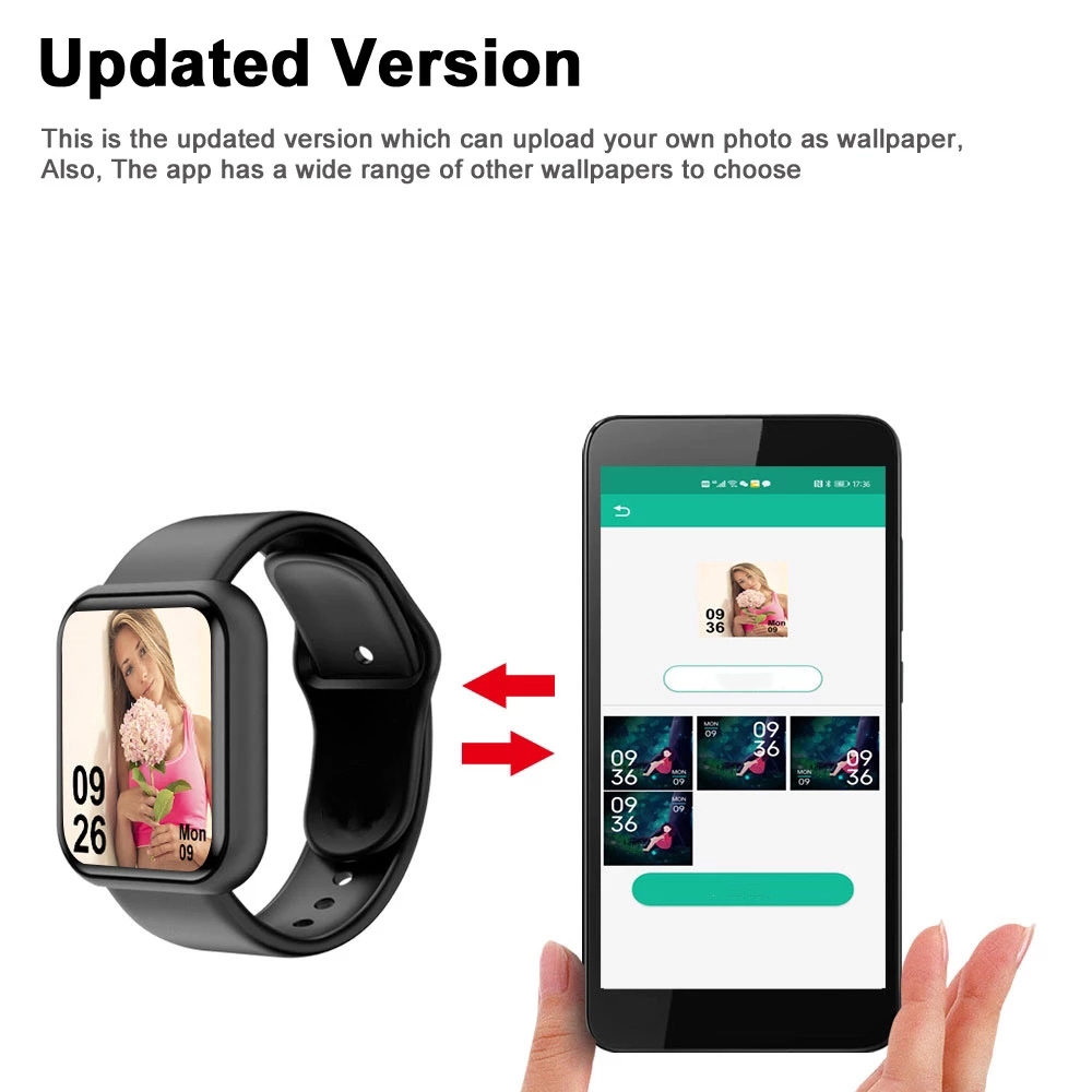 Reloj electrónico para hombre, - Watch Smart Y68 reseña y precio