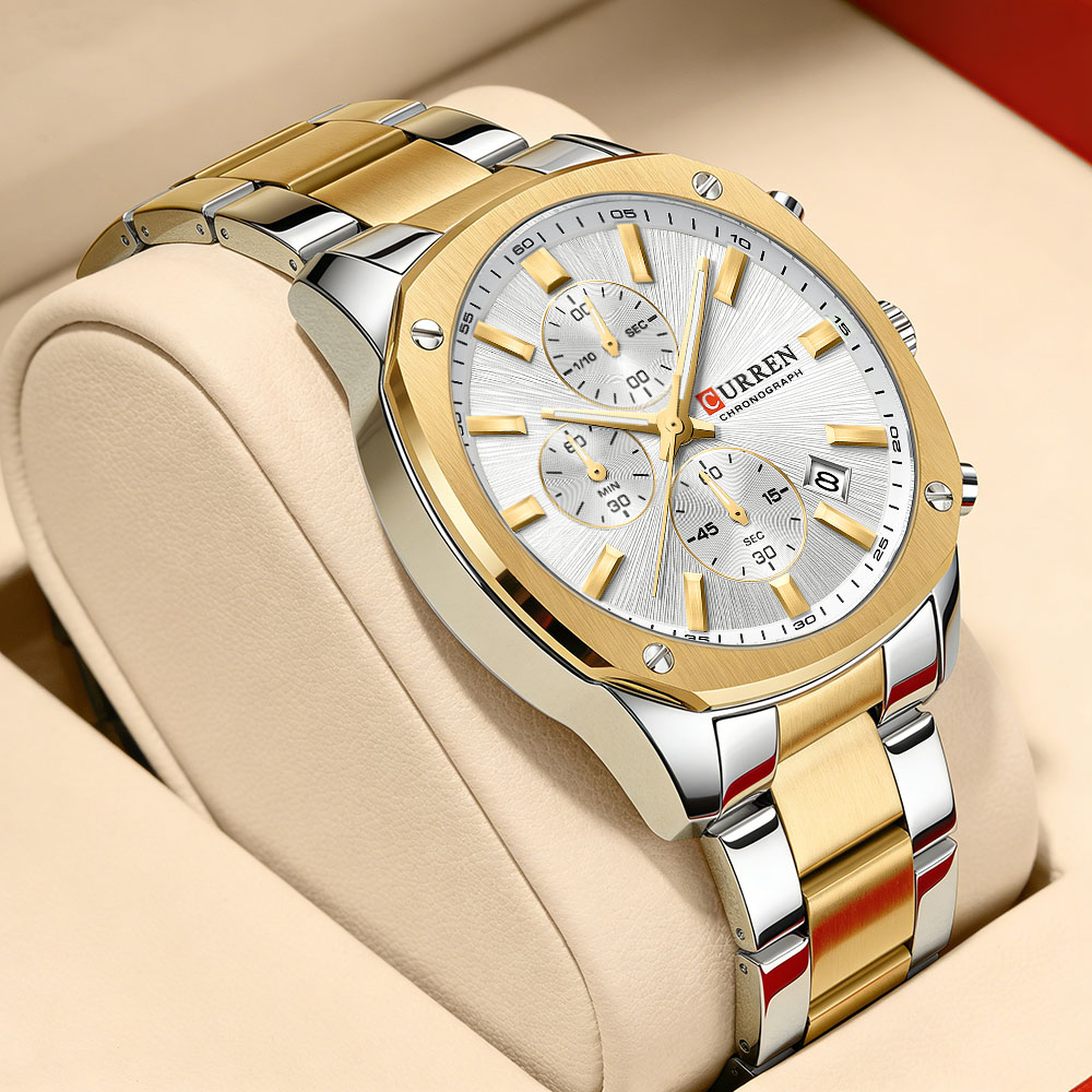 Reloj Deportivo CURREN Moderno - Chronograph Sport Watch reseña y precio