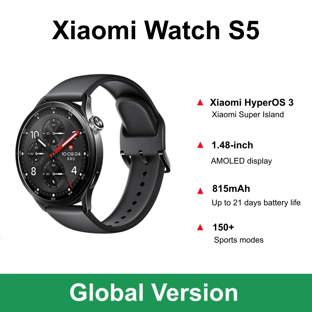 Versión Global Xiaomi Watch S5 - Smartwatch El reseña y precio