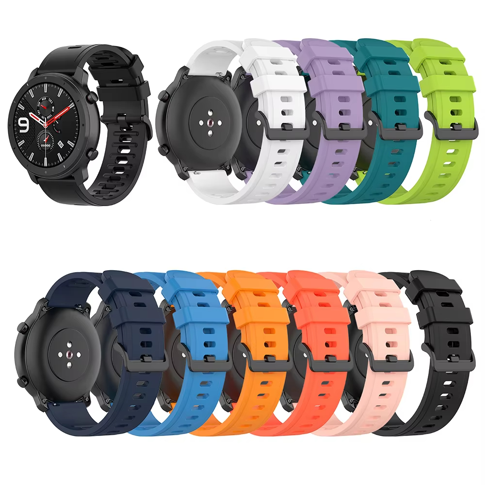 Correa de silicona de 22mm par - Smartwatch Pebble Watches reseña y precio