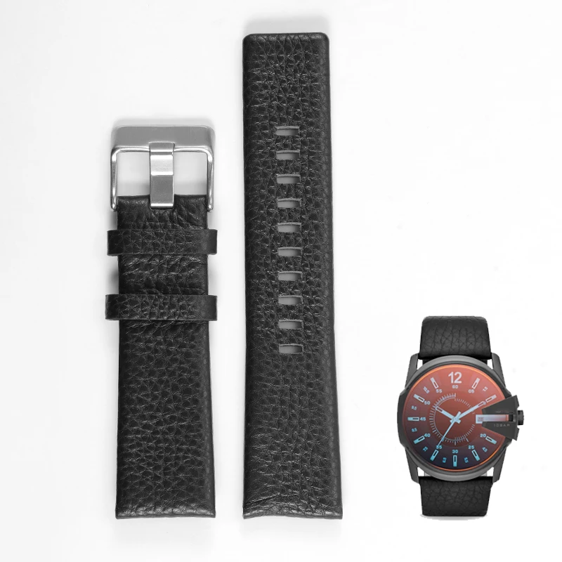 Correa de cuero genuino para d - Diesel Watches Smartwatch reseña y precio