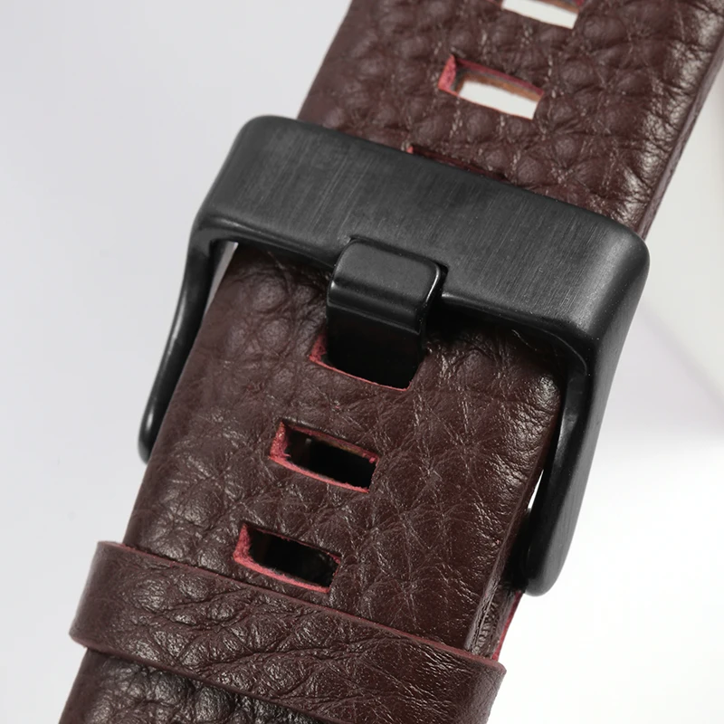Correa de cuero genuino para d - Diesel Watches Smartwatch reseña y precio